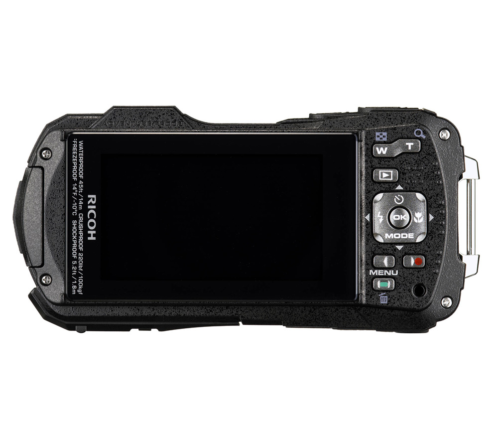 Компактный фотоаппарат Ricoh WG-80 оранжевый с черным