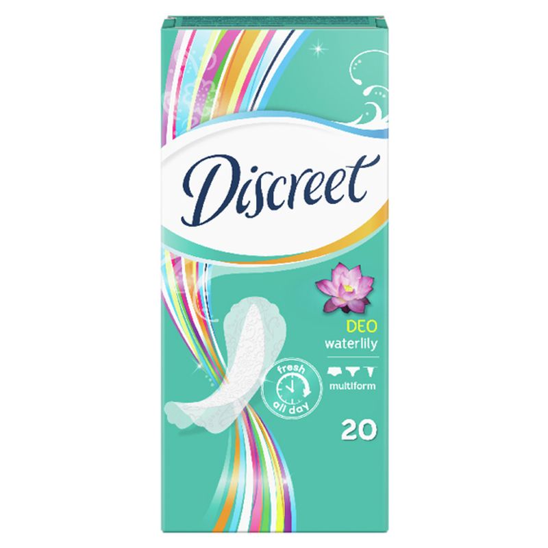 Прокладки ежедневные Discreet DEO waterlily multiform 20 шт/уп