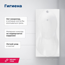 Акриловая ванна Aquanet (Акванет) Grenada 180x90 с каркасом