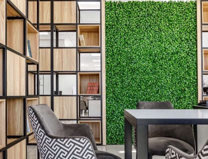 Панели из зелени и мха