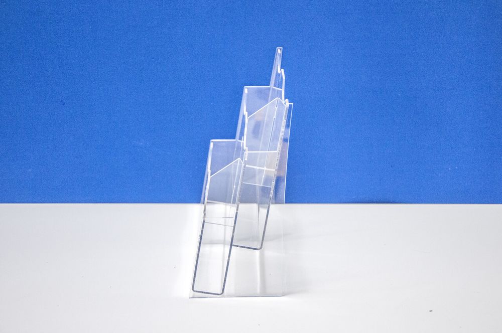 Подставка для буклетов А6 верт 2-х яр два ряда