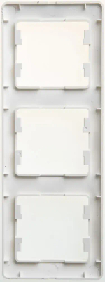 GLOSSA 3-постовая РАМКА, вертикальная, ПЕРЛАМУТР