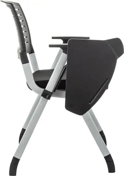 Стул Бюрократ X-Click-PP черный со стол. на ножках металл серый