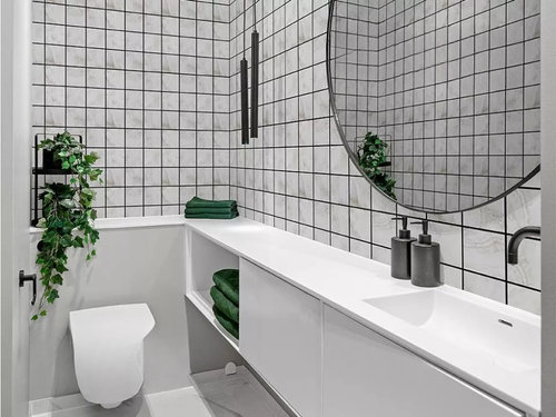 Самоклеящаяся плитка ПВХ Плитка агат 300х300 мм