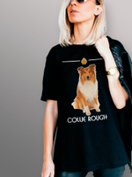 Футболка собака породы колли