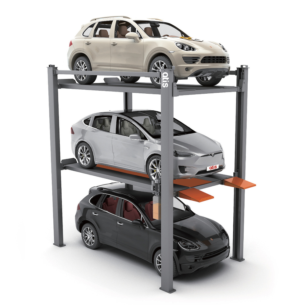 ATIS HP-2525 Парковочный электрогидравлический подъемник для хранения трех автомобилей,2.5т