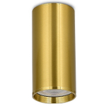 Светильник накладной,  GU10,  D55xH80мм,  IP20,  латунь,  без лампы
