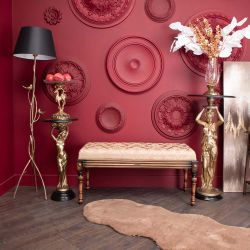 Банкетка Классика 2 Орех(Д) Каледония Мокка