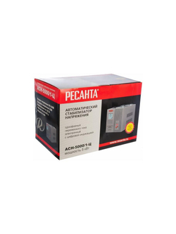 Стабилизатор напряжения АСН-5000/1-Ц 1ф 5кВт IP20 релейный Ресанта 63/6/6