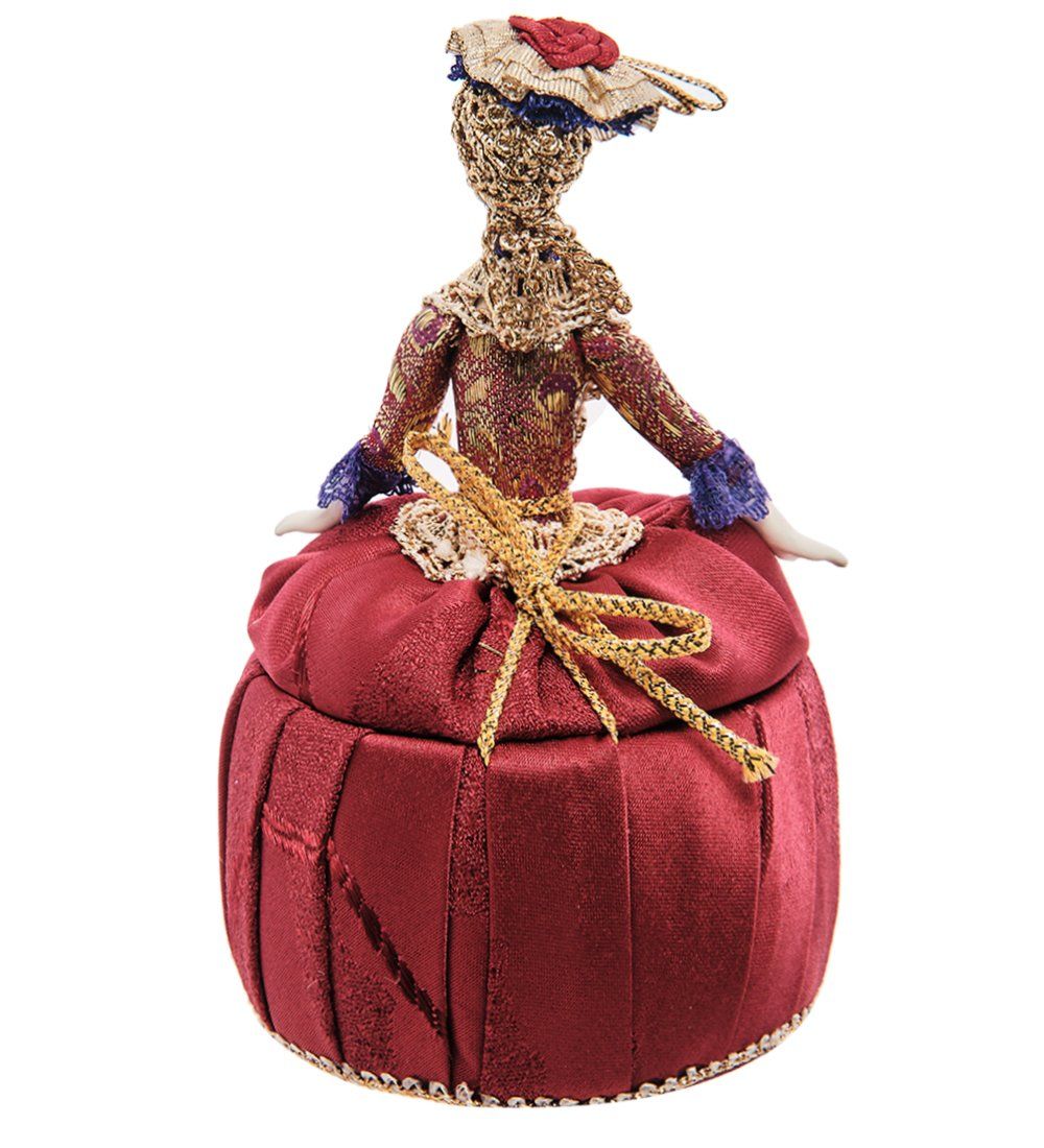 Народные промыслы RK-732/ 4 Кукла-шкатулка «Дама в вечернем платье»