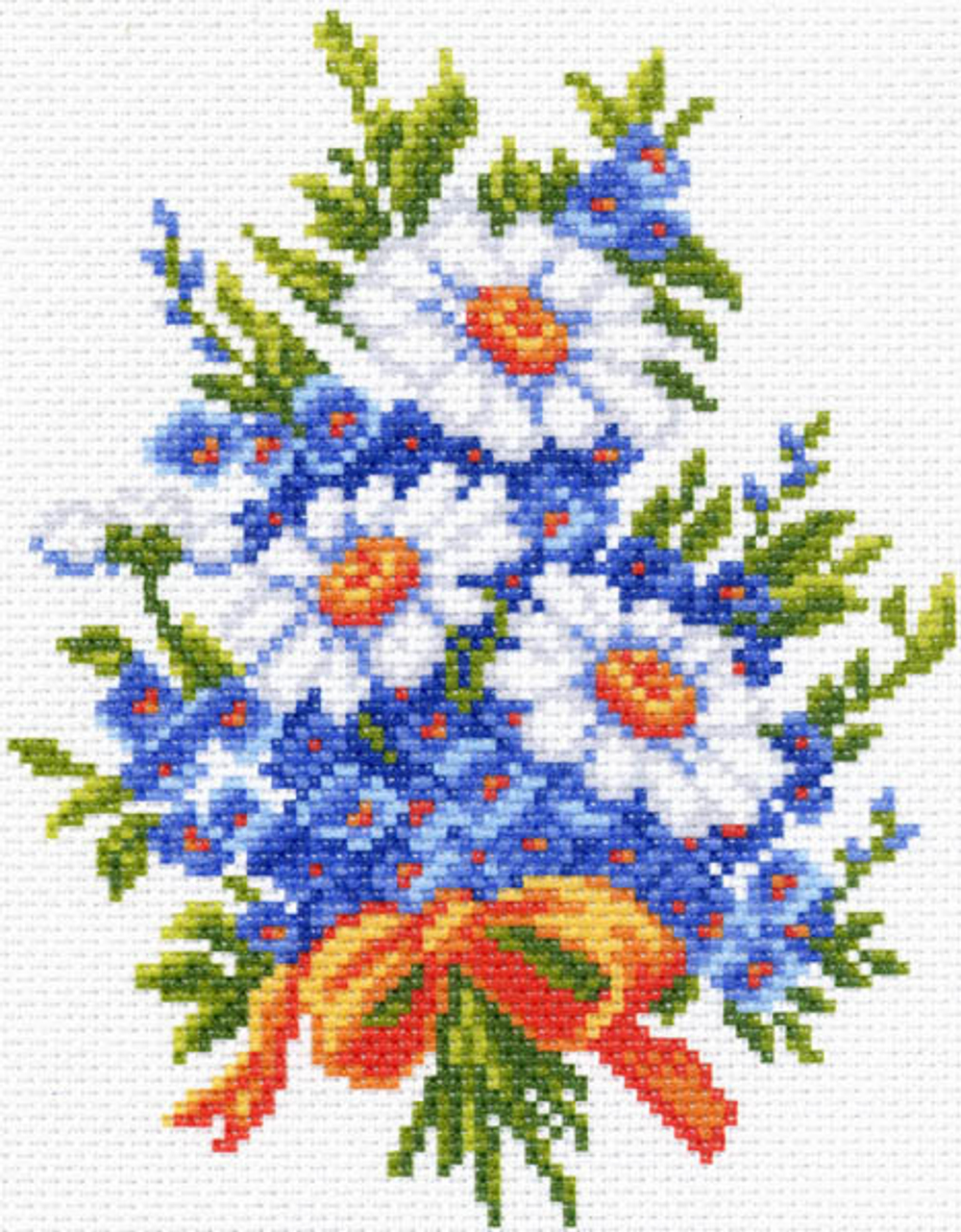 "Девичий букет"-1433/1 канва с рисунком