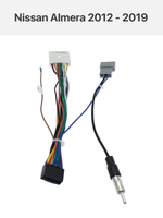 Переходная рамка 9'' и комплект проводов для Nissan Almera 2012 - 2019