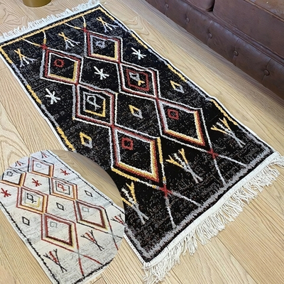 Коврик интерьерный с бахромой VOSTOK 60*90 (двухсторонний)