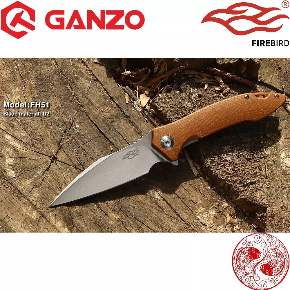 Нож складной Firebird by Ganzo FH51 нержавеющая сталь D2