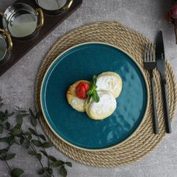 Тарелка с бортом d 23,4 см h1,7 см Mountain Blue Taiga P.L. Proff Cuisine [6]