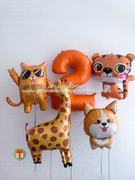 4 фигуры и цифра