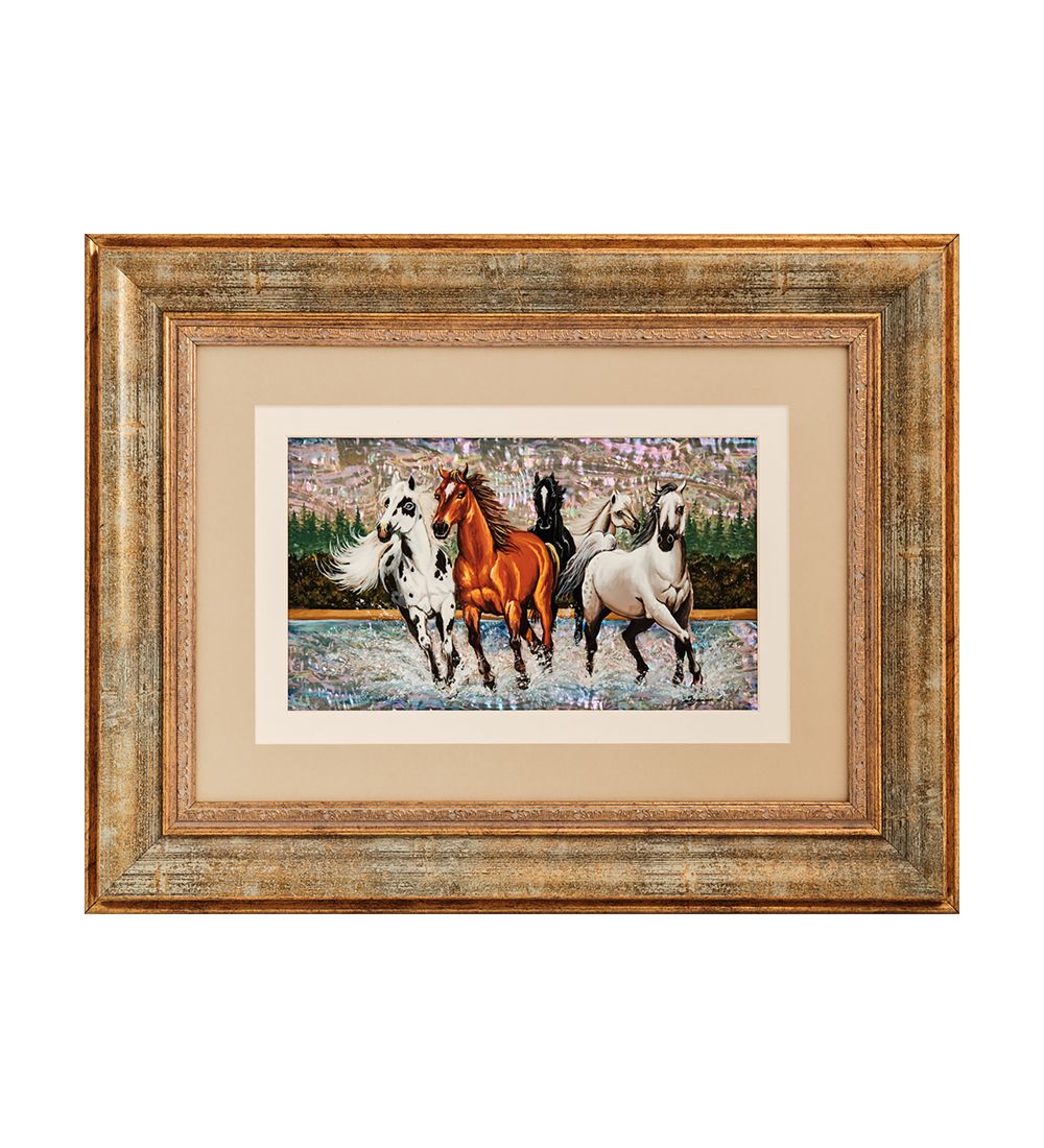 Народные промыслы ШК-55/205 Панно «Лошади»