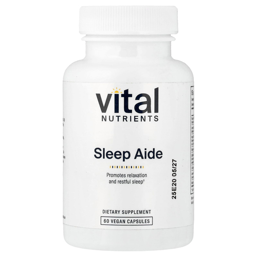 Vital Nutrients, средство для сна, 60 растительных капсул