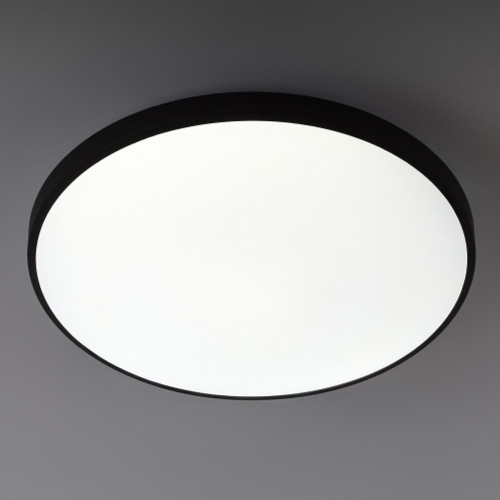 Светильник потолочный светодиодный ЭРА Классик без ДУ SPB-6 Slim Base BK 24W-5K 5000К | Светильники SPB-6 без ДУ