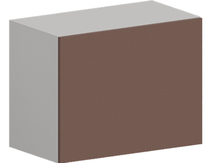 Кухня Модуль ШВГ 619 Белый / Пудрово-розовый