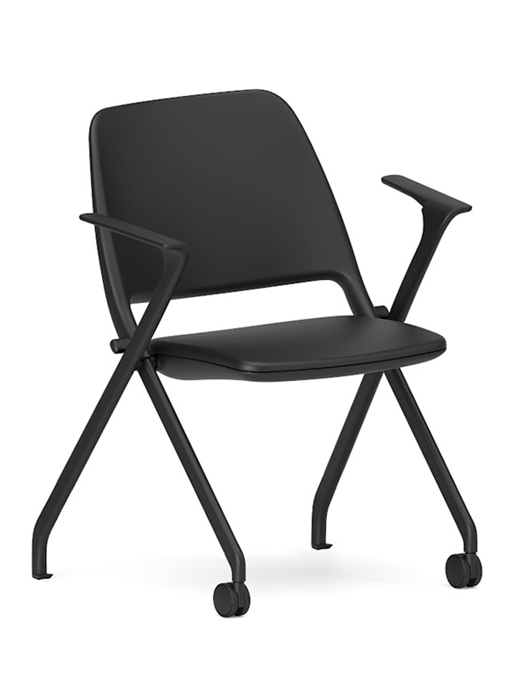 ZEN стул 4 ноги с 2 колесами и 2 ножками складной