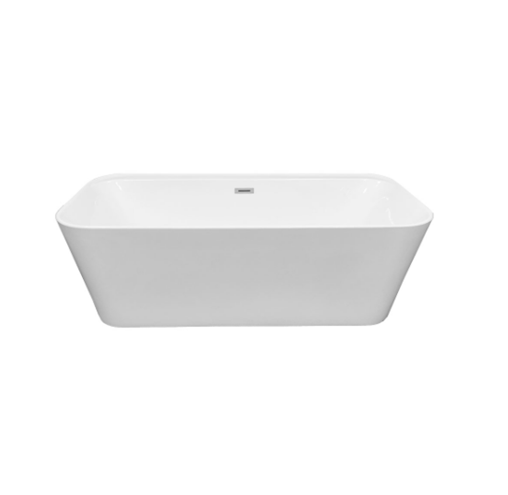 Ванна акриловая Vincea VBT-401-1700MW, 1700*800*580, цвет белый мат, слив-перелив в комплекте, , шт