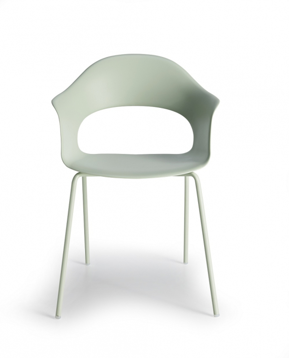 Кресло пластиковое Scab Design Lady B, зеленый шалфей