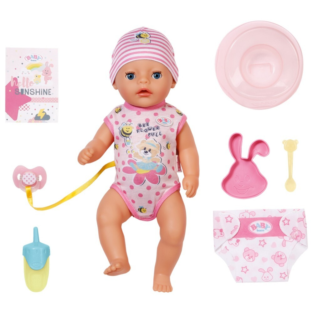 BABY born - Интерактивная кукла Лена 36 см + аксессуары 835333 / артикул   835333  / GTIN 4001167835333