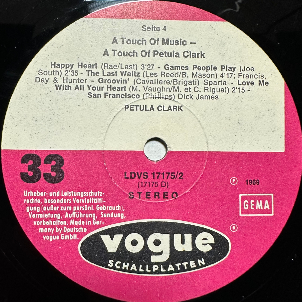 Petula Clark - A Touch Of Music A Touch Of Petula Clark 2LP (Германия 1969г.)