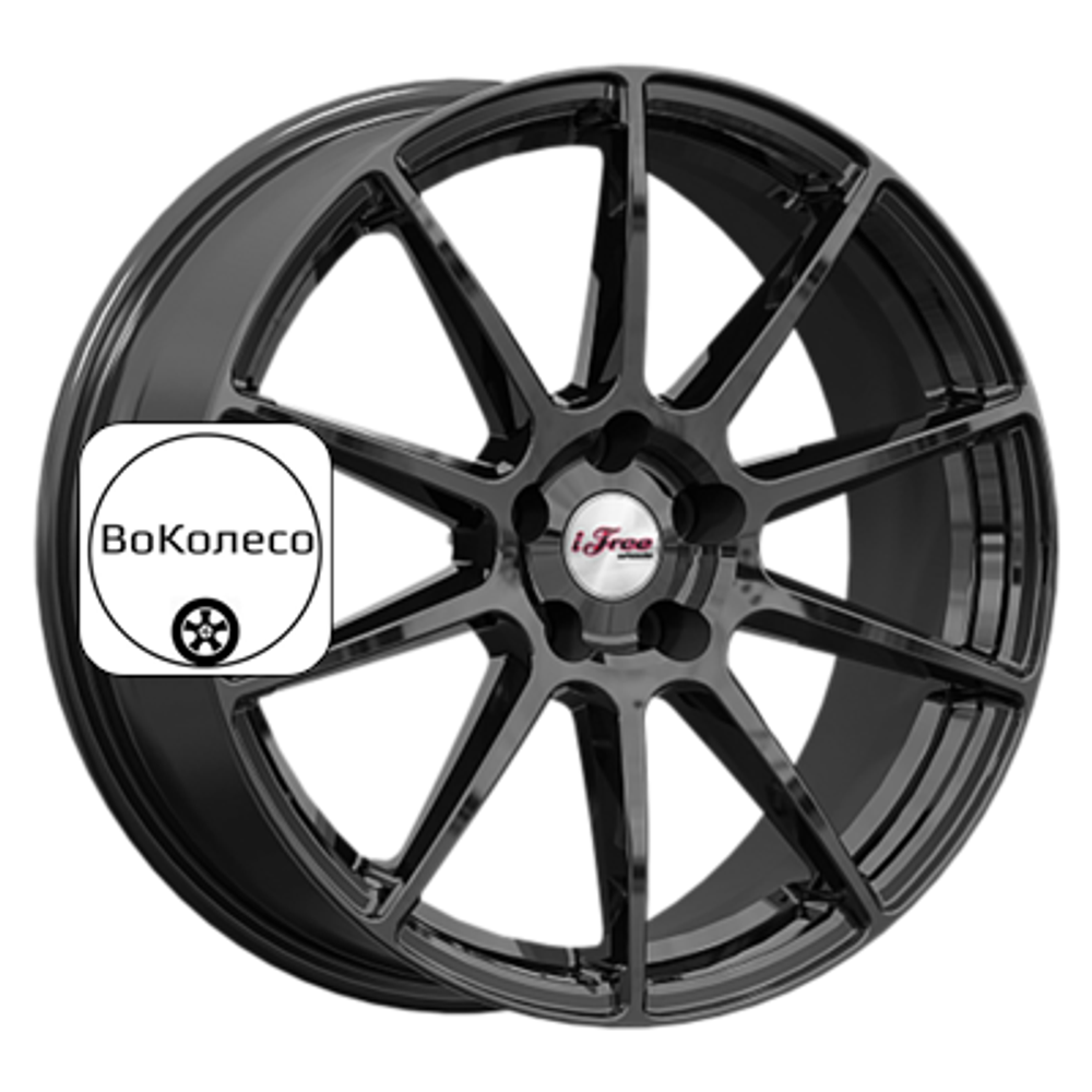 7x18/5x100 ET28 D57,1 Винзор (КС1108) BK iFree