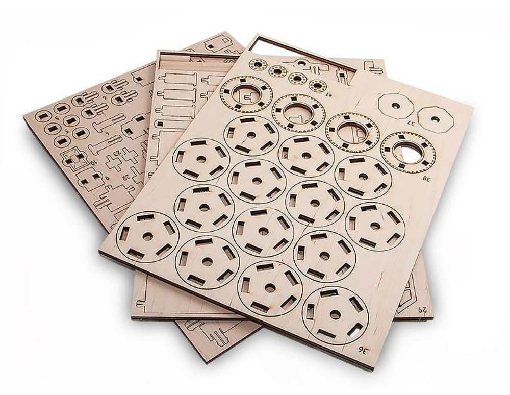 Конструктор деревянный 3D EWA BELAZ MINI