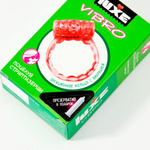 Виброкольцо LUXE VIBRO Поцелуй стриптизёрши (+ презерватив)