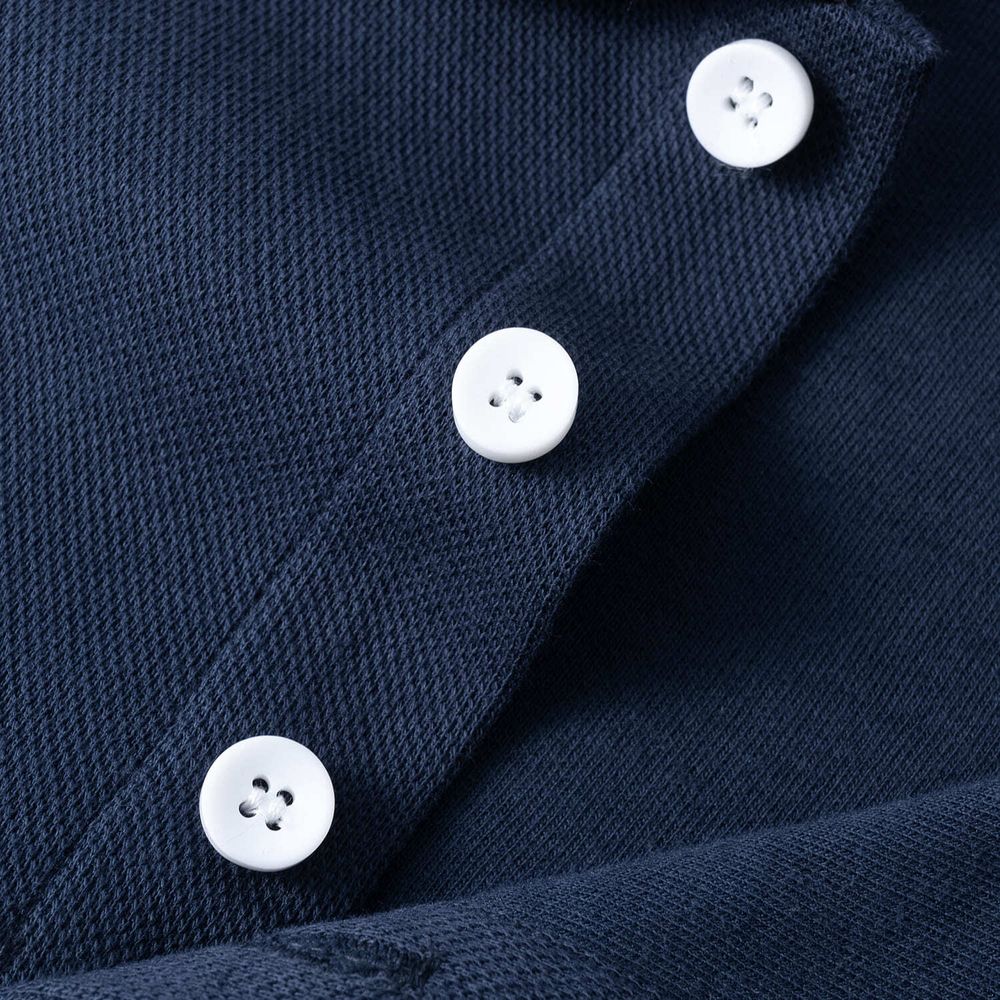 Поло Ymkashix серое / темно-синее