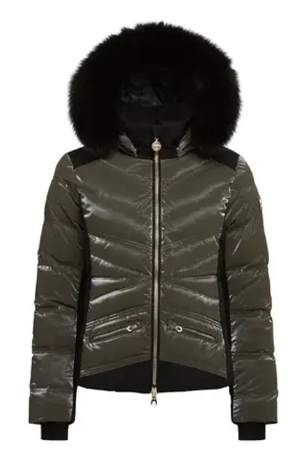 HIGH SOCIETY 25/26 куртка женская HS25S-1490 ALYSSA цвет темно - зеленый, 33