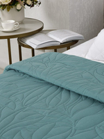 Покрывало на кровать, стеганое, поплин с размерами 215х220