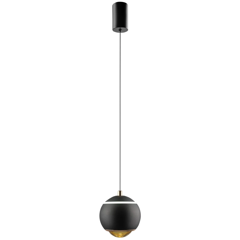 Светильник подвесной Crystal Lux CARO SP LED BLACK