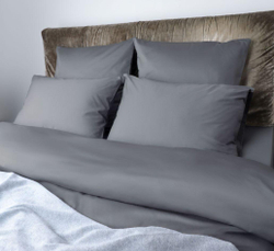Простыня прямая 250х280 Mollen серебристо-серая