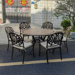 Металлическая мебель из литого алюминия Sardinia 6/02, античная бронза