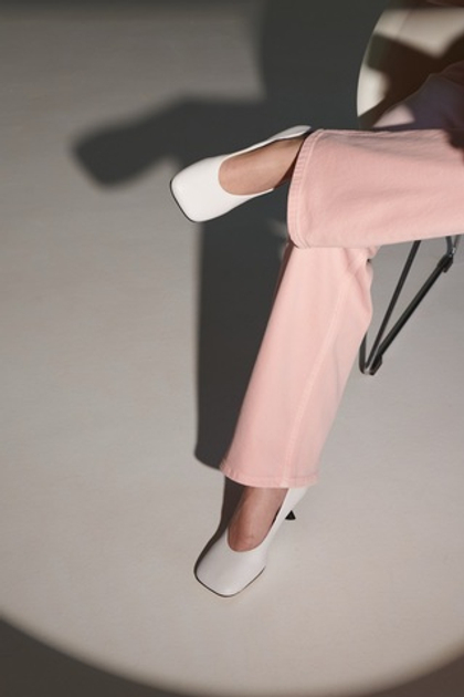 Туфли на устойчивом каблуке Kitten heel