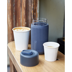 Кружка 340мл Black+Blum Travel Cup серая