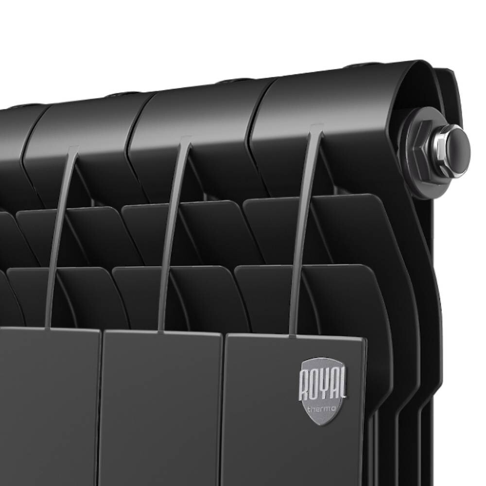 Радиатор алюминиевый Royal Thermo Biliner Alum 500 Noir Sable - 6 секц.