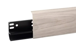 Плинтус ПВХ Aberhof ABF-70 7044 Дуб Болтон 70x26х2500 мм