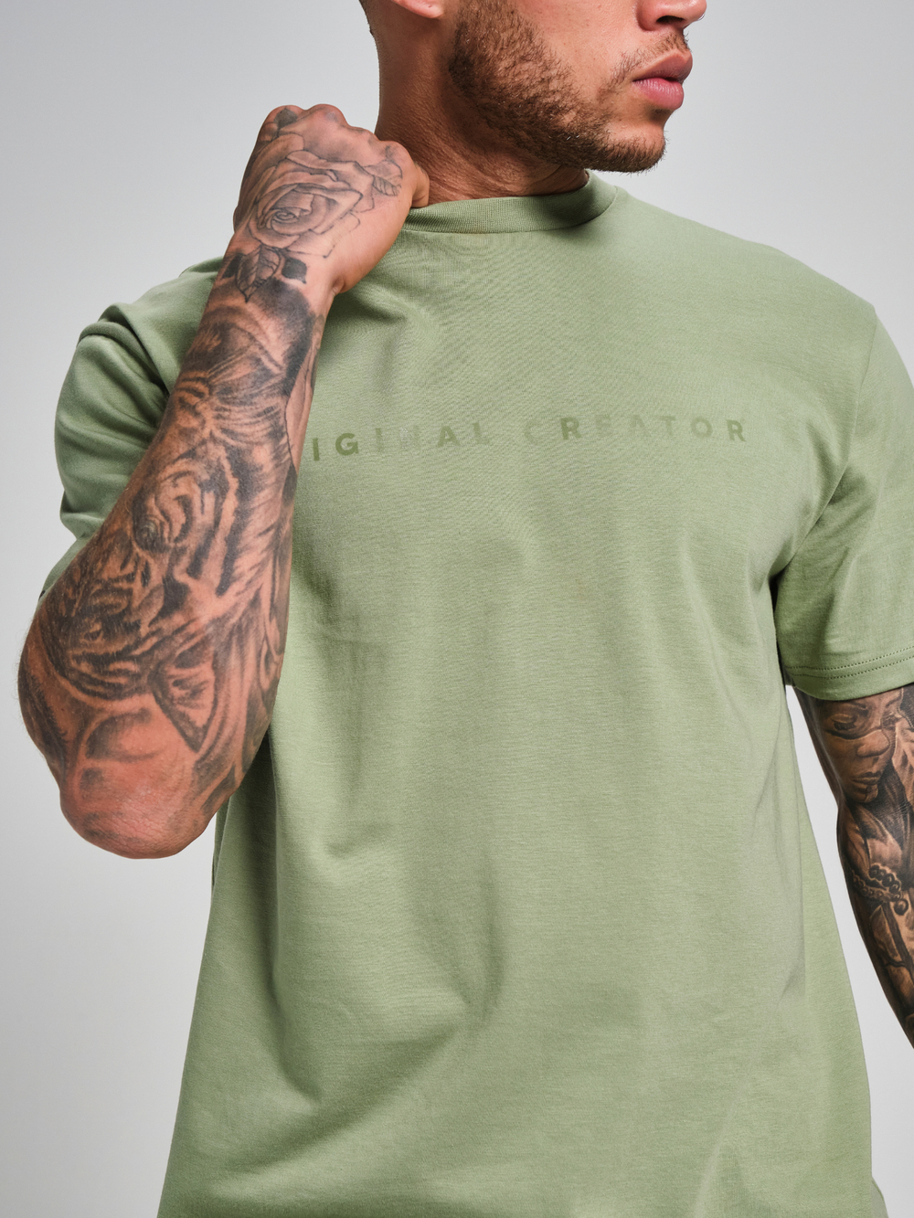 Футболка мужская ORIGINAL CREATOR OC. T-SHIRT, Светло-зеленый