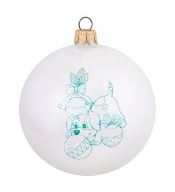 Элита НФШ-1194/2 Ел. украшение Шар «Щенок» 85 мм