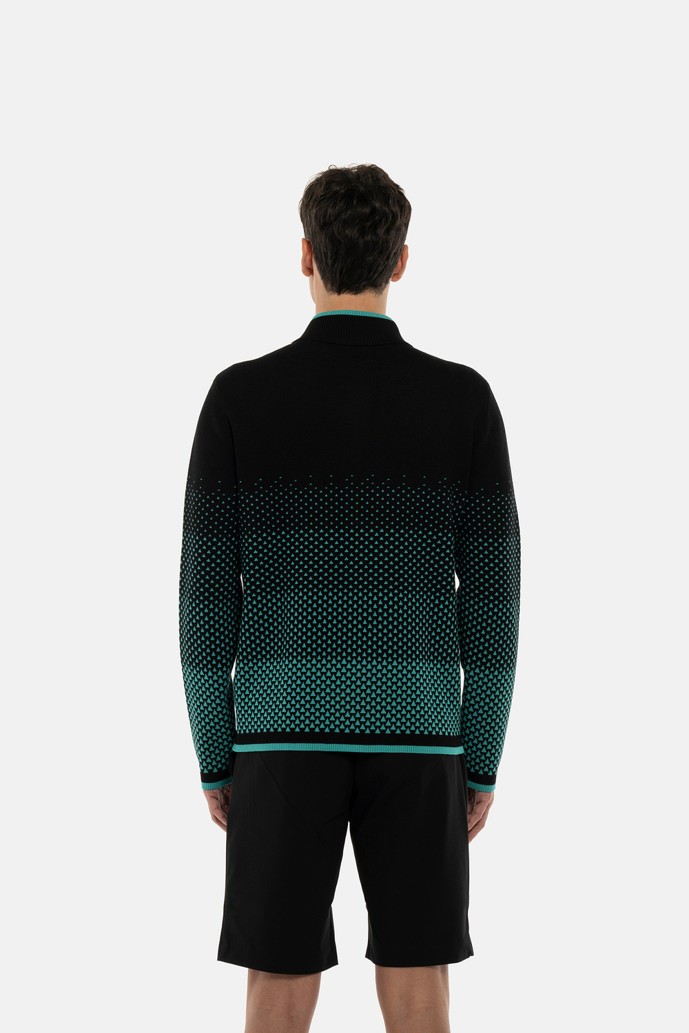 Кофта HYDROGEN GEOMETRIC DEGRADE’ FZ KNITTED (GM0001)