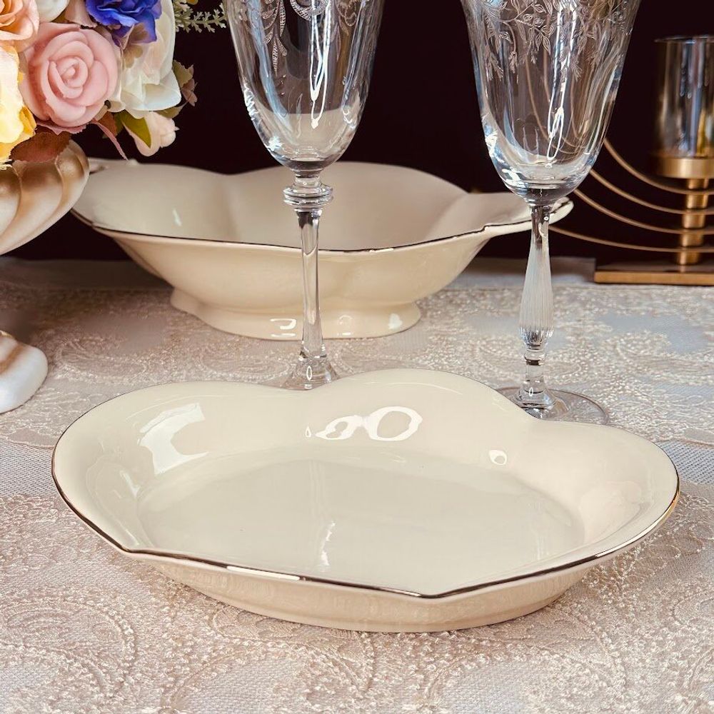 Lenardi 205-570 Блюдо 23см МИРАЖ в под.уп.(х24)Фарфор