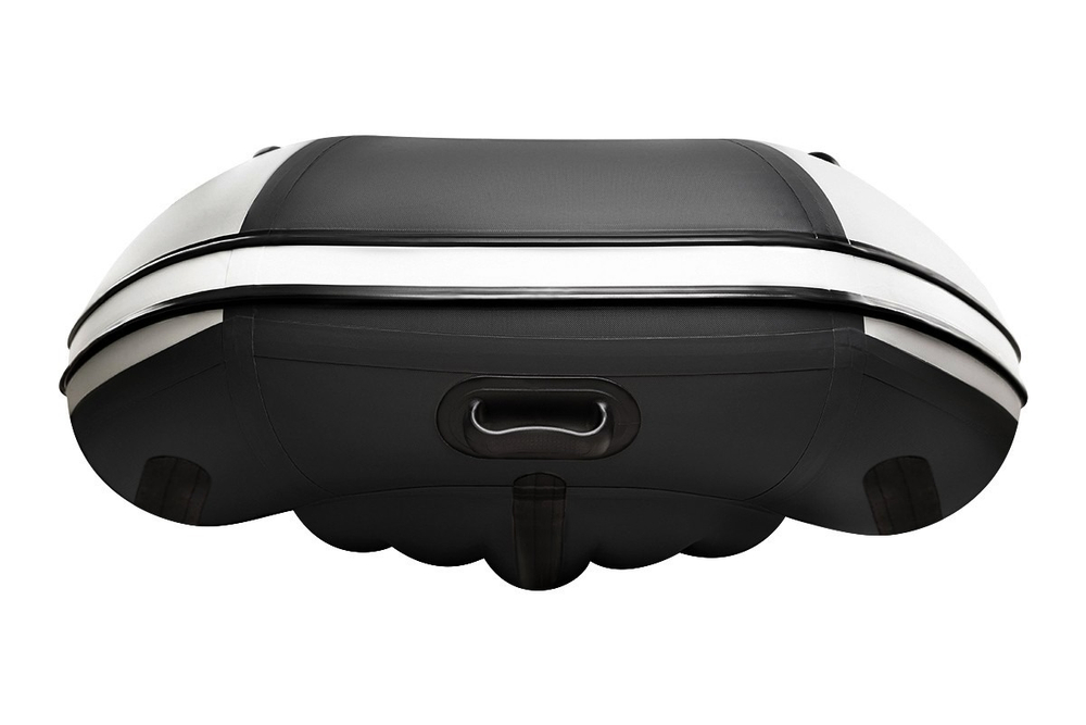 Ривьера 3200 НДНД компакт УСИЛЕННАЯ серый-черный (Лодка пвх под мотор)