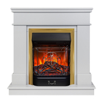 Каминокомплект Real Flame Selena STD GR с очагом Majestic Lux Brass