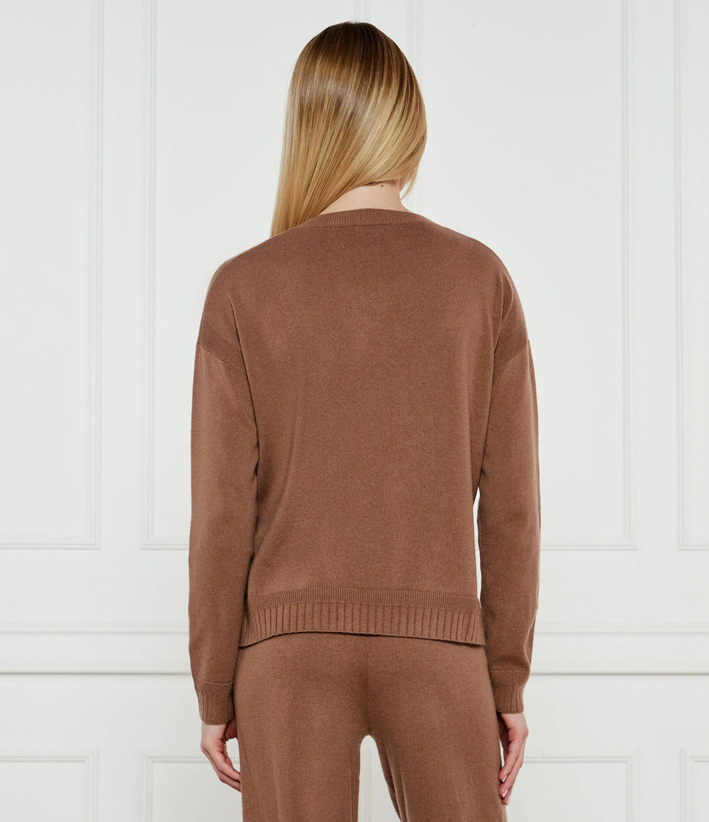 Шерстяной свитер Liu Jo Sport - коричневый(TA5078 MS026)