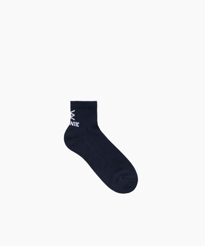 Мужские носки средней длины Atlantic, 1 пара в уп., хлопок, темно-синие, MC-002